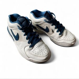 Nike White and blue Shoes